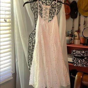 White lace sundress